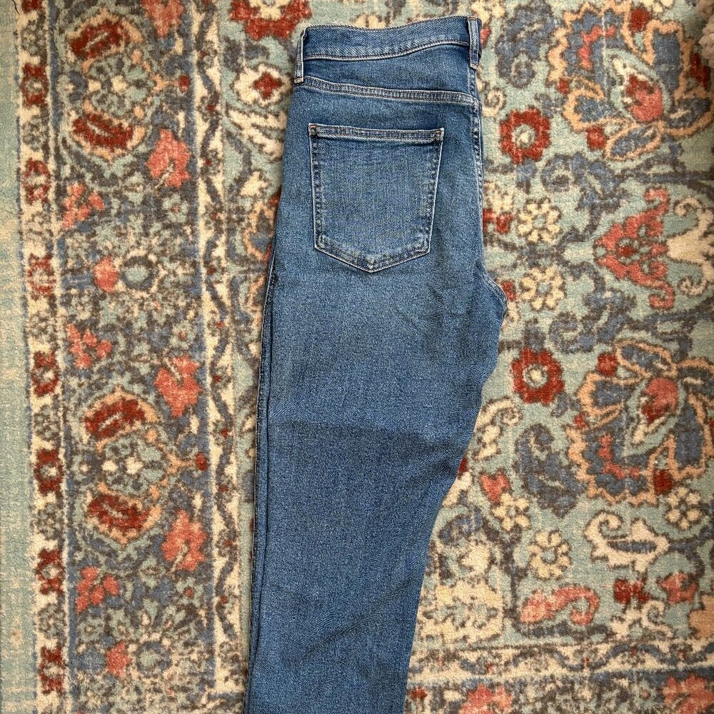 GAP Vintage Slim High-Rise Jeans - Medium Indigo - Size 31 / 12 regular